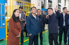 中国中车党委副书记王铵一行在湖南铁道职院调研