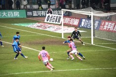 湘超决赛上半场，常德队与永州队战平