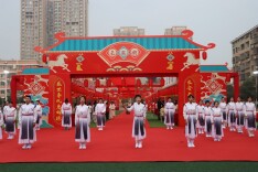 平江县三阳明德学校开展元旦庆典活动