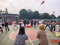 会同县堡子镇小学：欢声笑语迎元旦，凝心聚力展风采