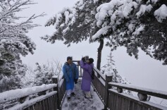 Zhangjiajie National Forest Park welcomes its first snow
