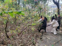 长沙民政职院外语学院学生管理党支部开展12月份“一月一课一片一实践”活动