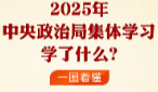 时习之丨2025年中央政治局集体学习学了什么? 一图看懂