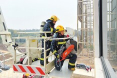 岳阳消防冬训练兵掀热潮