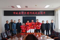 常德市副市长马骏看望慰问残疾人运动员