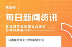 第一批湖南省校园食品安全标准化食堂公示