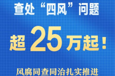 新华鲜报·正风反腐丨查处“四风”问题超25万起！风腐同查同治扎实推进