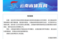官方通报“亚运冠军王莉举报领导”：情况基本属实！范某某被免职、立案调查