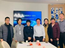 长沙民政职院校长陈静彬带队赴北京慧通天下有限公司调研校企合作研制项目进展情况