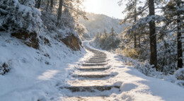 雪漫舜皇山 红迹映初心
