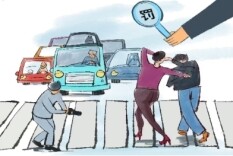 观点漫画 | 斑马线岂可成为博取流量的“秀场”