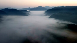 双牌：首批江苏游客抵达云台山 被日出云海震撼