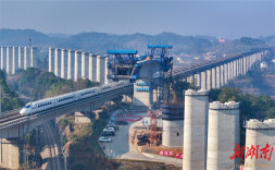 Shaoyang-Yongzhou High-speed Railway Construction at Full Throttle
