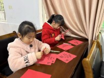 中方县新路河镇学校：巧手剪纸迎新春 劳动育人传匠心