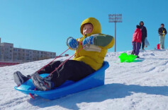石景山体育场，雪上欢乐无限