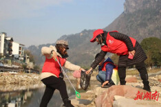 武陵源：“河小青”志愿者护河护出生态新景
