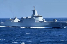 震撼原声！万吨大驱大连舰最新训练现场