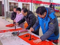 永州市硬笔书法家协会开展书春送祝福活动