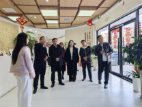 长沙民政职院党委书记李斌带队赴上海福爱驿站养老服务有限公司走访调研