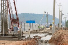 抢抓枯水“黄金期” 长沙靳江河防洪治理工程全速推进