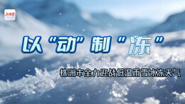 以“动”制“冻”——株洲市全力迎战低温雨雪冰冻天气