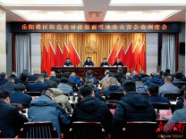 岳阳楼区召开防范应对低温雨雪冰冻灾害会商调度会