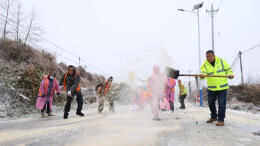 战冰雪，保民生！花垣县全力迎战低温雨雪冰冻天气