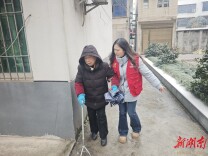以雪为令，同心破冰！长沙白马巷社区温暖守护出行路