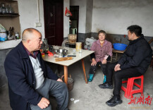 桂东：寒冬送温暖 民政“有温度”