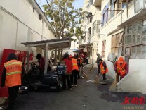 “志愿红”点亮冬日湘湖，南湖社区“焕新颜”迎新春