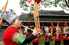 Dong People Hold Folk Celebration for Upcoming Chinese New Year