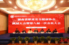 湖南省职业安全健康协会完成换届 锚定“三个坚持”发展路径​