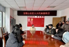 宝塔山社区：人大代表走基层 新春送暖慰民心