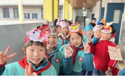 雨湖区九华风车坪雅爱小学开展期末乐考活动