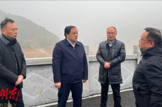 桂阳：李志强践行“四下基层”调研水利工程建设工作暨开展“走找想促”活动