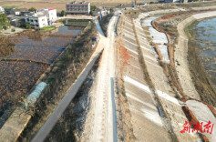 新年开新局丨冬日里的“奋斗交响曲”——直击湘潭县涓水河堤加固现场