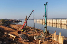 长城航道235根灌注桩浇筑完成 为主体结构施工创造条件