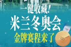 一键收藏！米兰冬奥会金牌赛程来了
