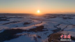 内蒙古乌兰布统：林海雪原风光旖旎