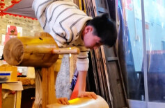 视频|在新化向东街遇见了功夫少年！