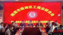 雨湖区鹤岭镇商会：迎新茶话会共绘发展新篇