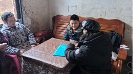 衡南县茶市联合学校茶市中学开展寒假家访活动