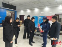 冬季防火不松懈 消防上门“送安全”