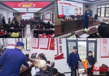 望城铜官开展“安全进社区，新春送祝福”主题消防宣传