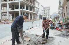 安居更宜居——茶陵县朝阳市民广场北侧安置区基础设施建设即将完工
