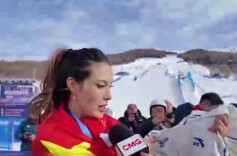 “中国风”满满 谷爱凌介绍自己的冬奥会比赛服