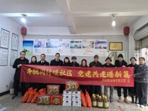 车企同行暖社区 党建共建谱新篇——湖南鹏龙瑞丰汽车销售有限公司开展春节前走访慰问活动
