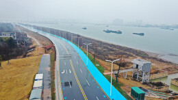湘江西岸望城段新添滨江景观大道