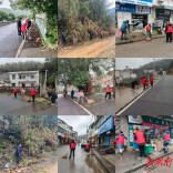 株洲市渌口区龙潭镇：镇村干部齐上阵·节前清扫迎乡亲