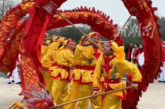 “衡”有年味丨新春舞龙队，全是年轻人！雁峰区长塘村返乡青年“C位”舞龙